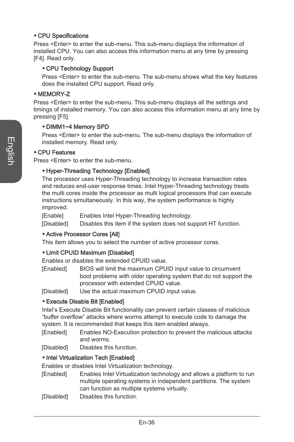 English | MSI B85M-G43 User Manual | Page 48 / 178