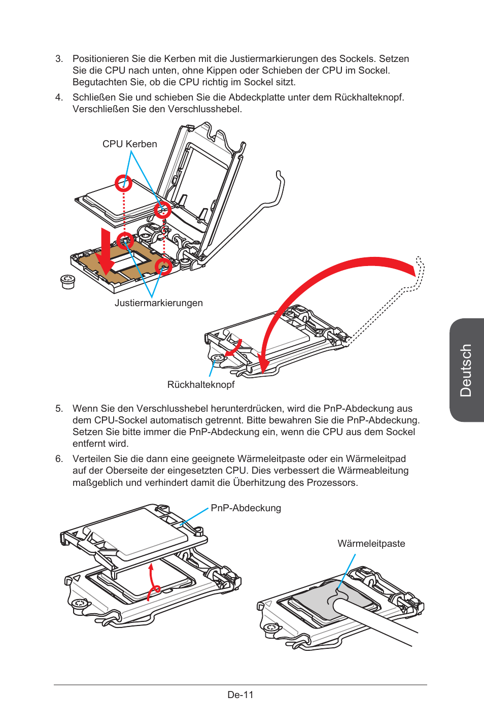 Deutsch | MSI B85M-G43 User Manual | Page 61 / 178