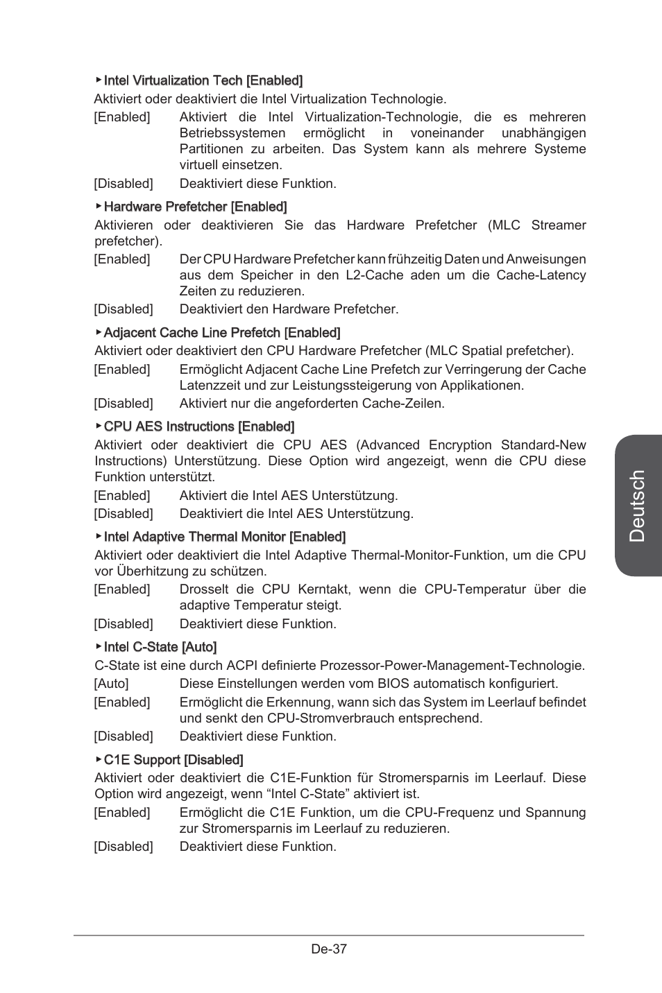 Deutsch | MSI B85M-G43 User Manual | Page 87 / 178