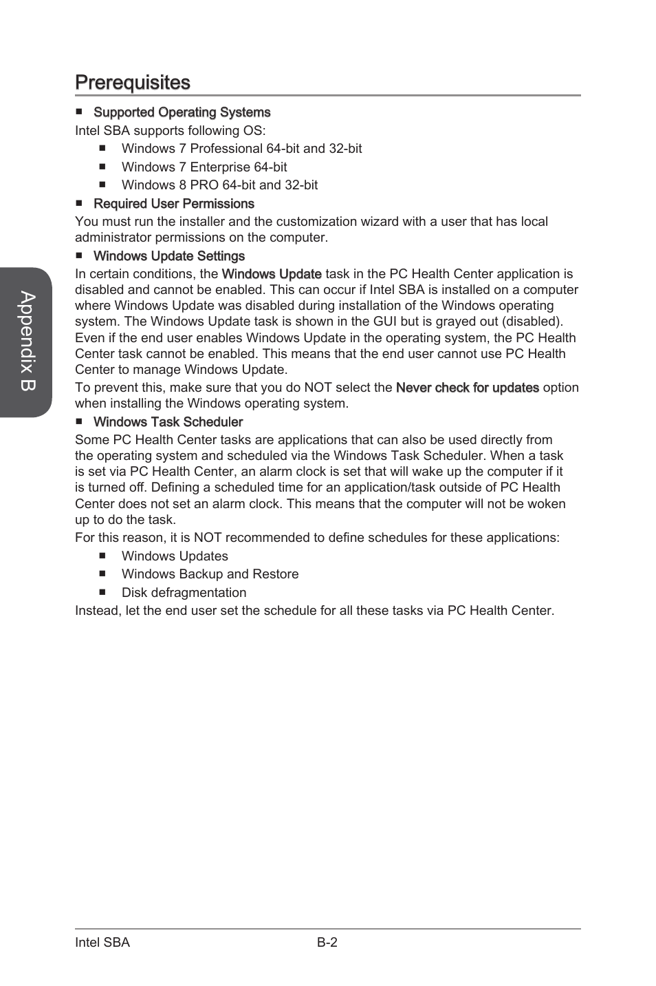 Appendix b, Prerequisites | MSI B85M-E43 DASH User Manual | Page 88 / 90