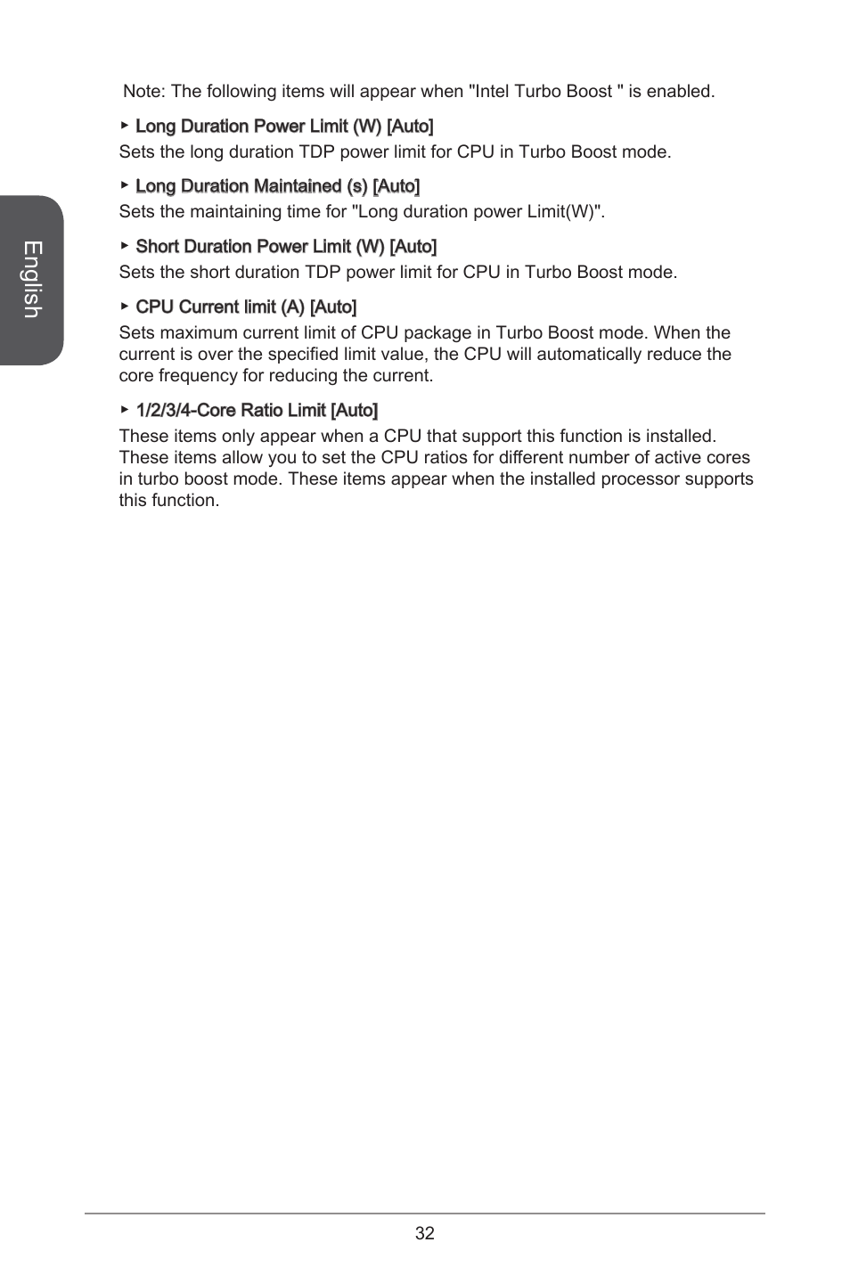 English | MSI CSM-B85M-P32 User Manual | Page 32 / 186