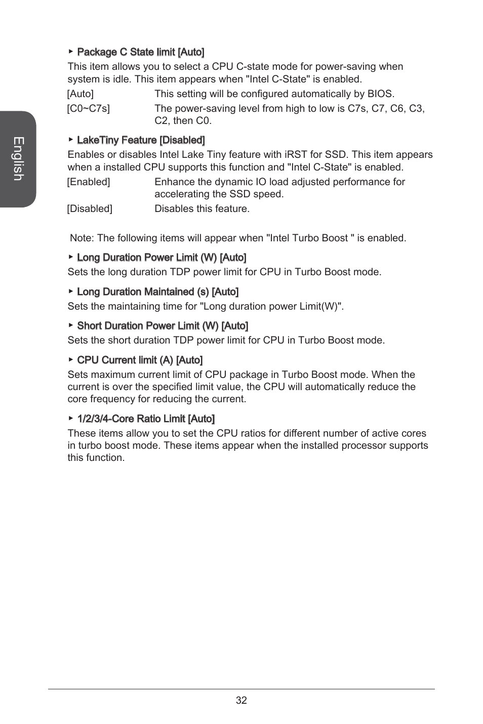 English | MSI H81M-E35 V2 User Manual | Page 32 / 186