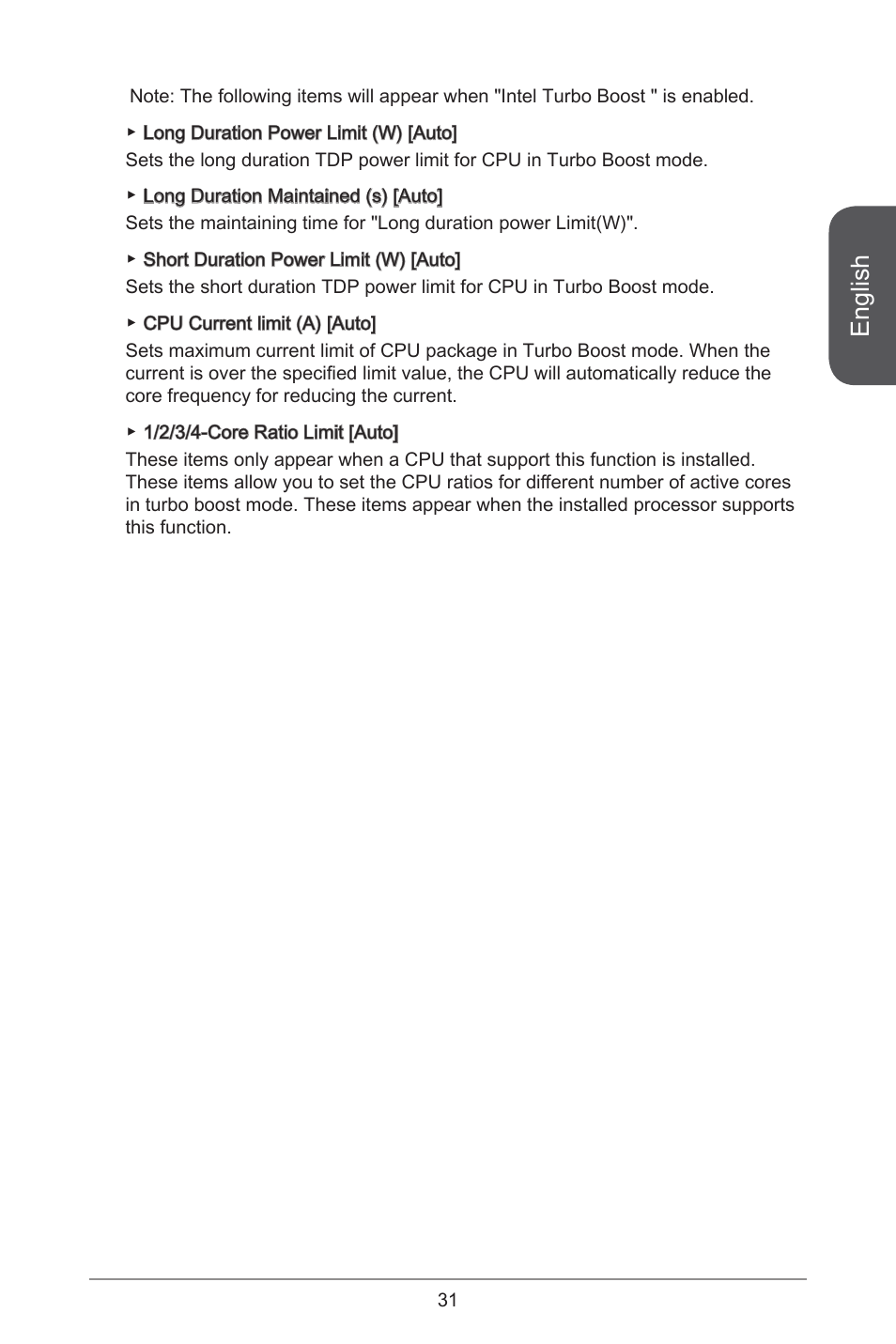 English | MSI H81M-E33 V2 User Manual | Page 31 / 182