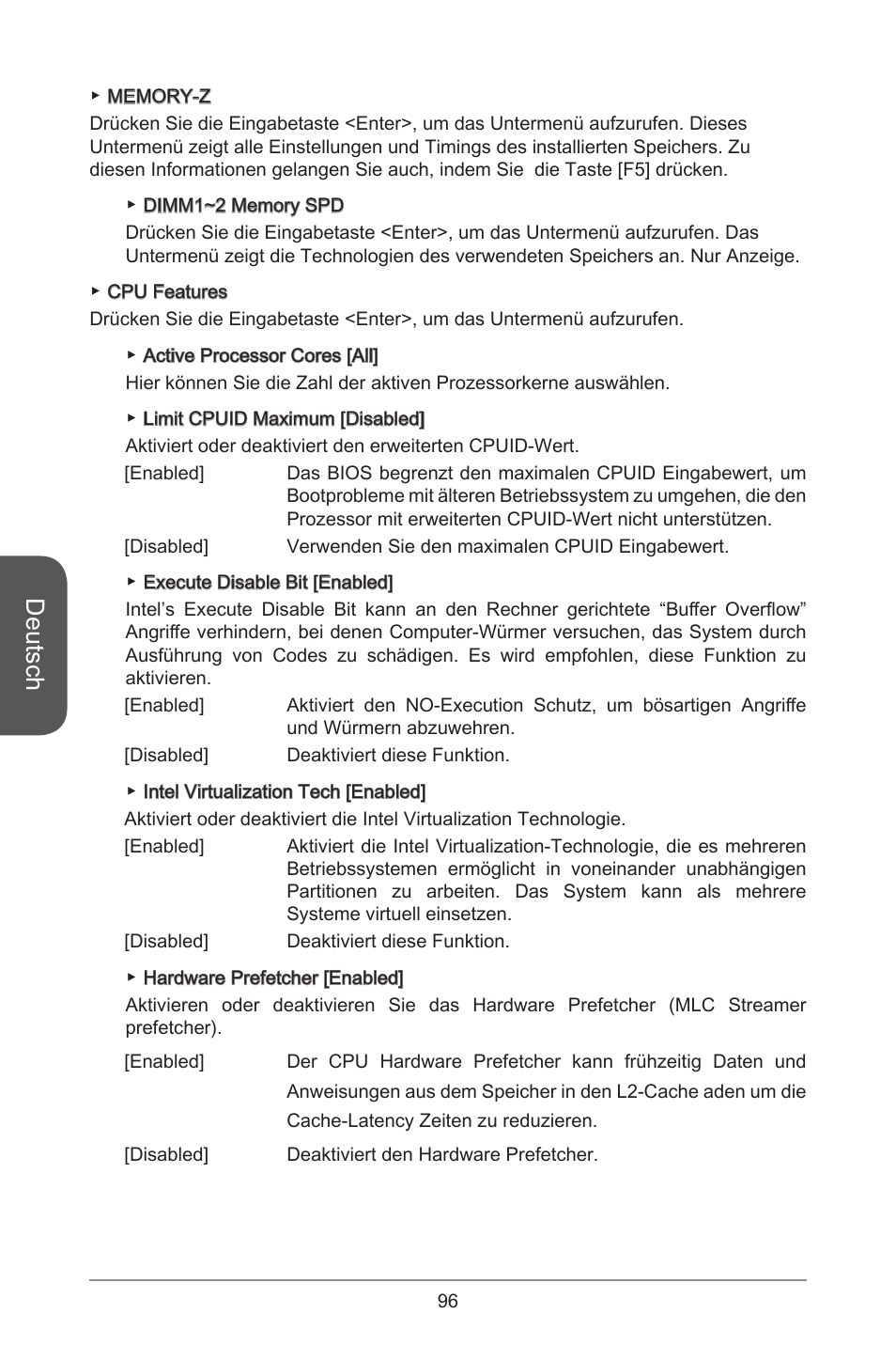 Deutsch | MSI H81TI User Manual | Page 96 / 186