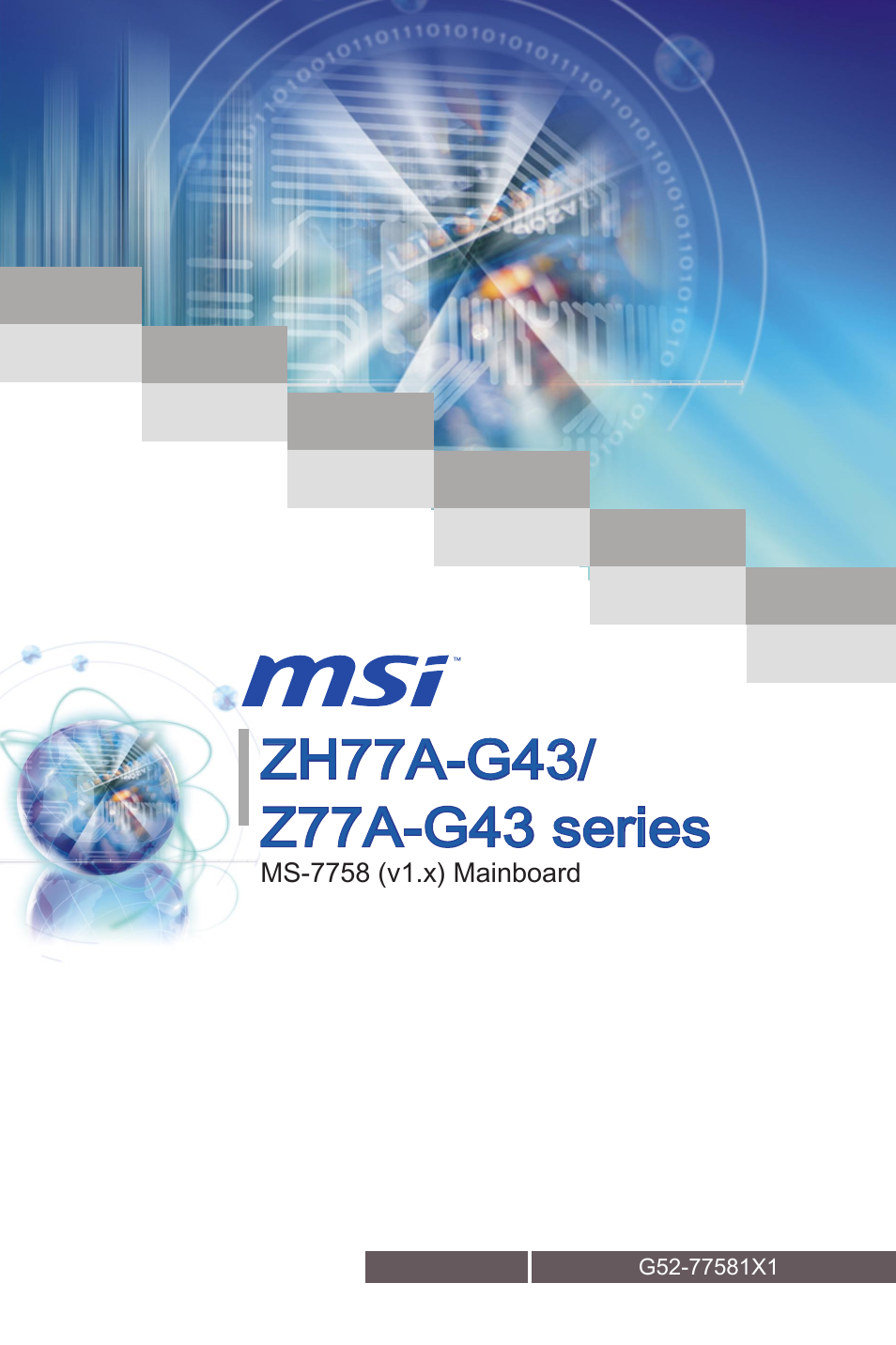 MSI ZH77A-G43 User Manual | 82 pages