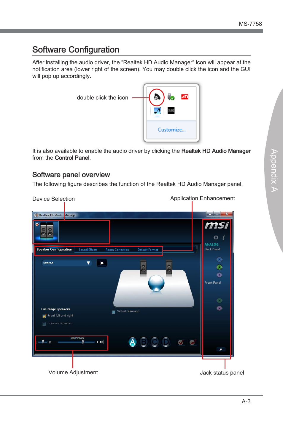 Append x a software configuraton | MSI Z77A-G41 User Manual | Page 67 / 92