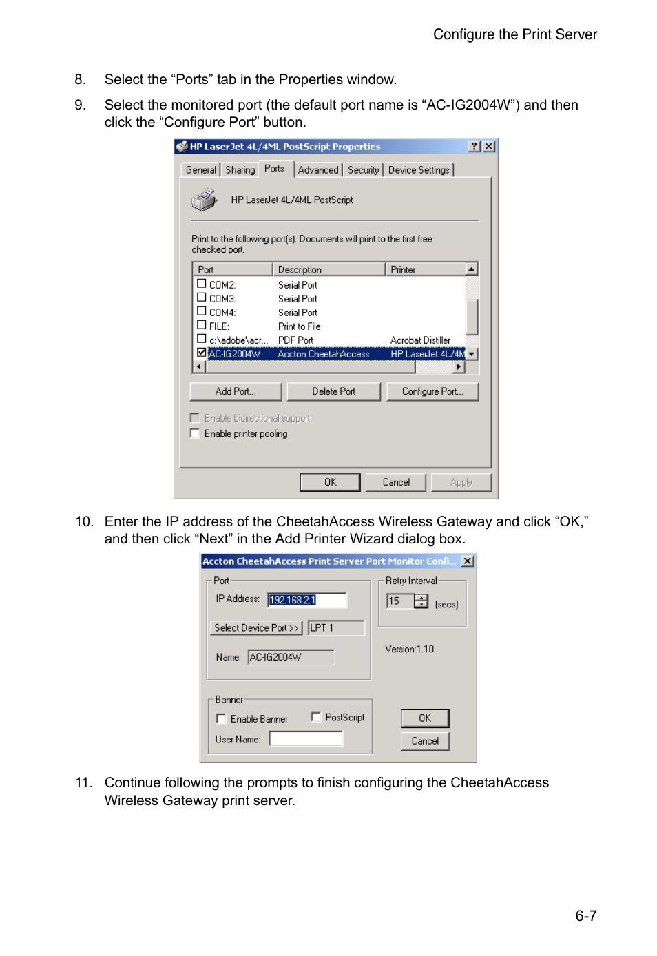 Accton Technology CheetahAccess Wireless Gateway AC-IG2004W User Manual | Page 55 / 74