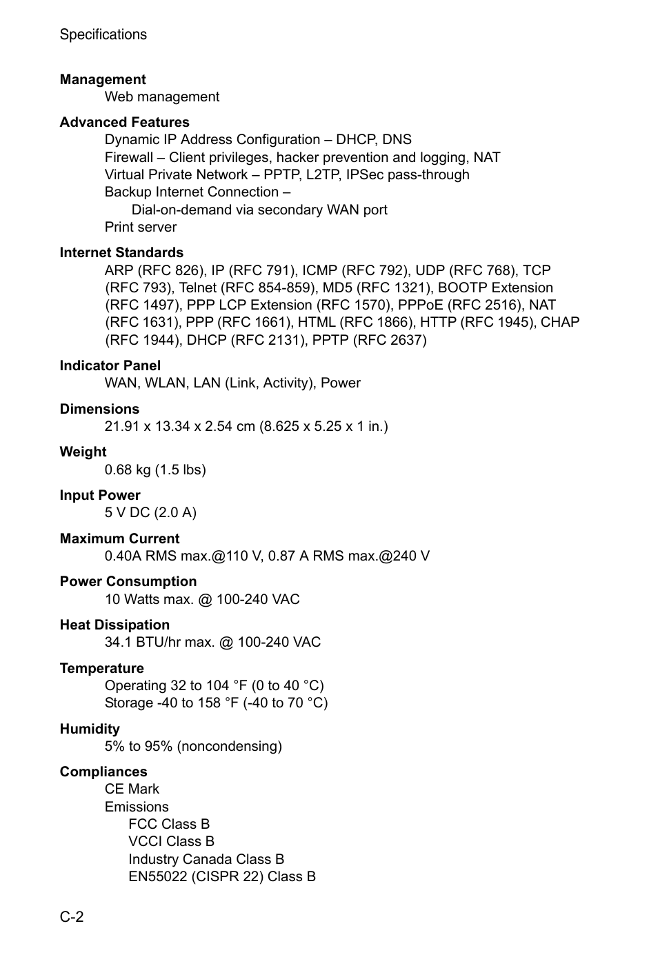 Accton Technology CheetahAccess Wireless Gateway AC-IG2004W User Manual | Page 68 / 74