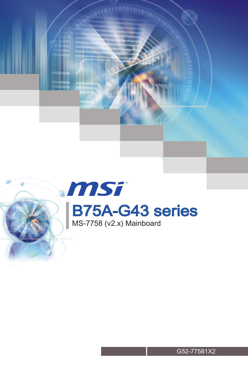 MSI B75A-G43 User Manual | 66 pages