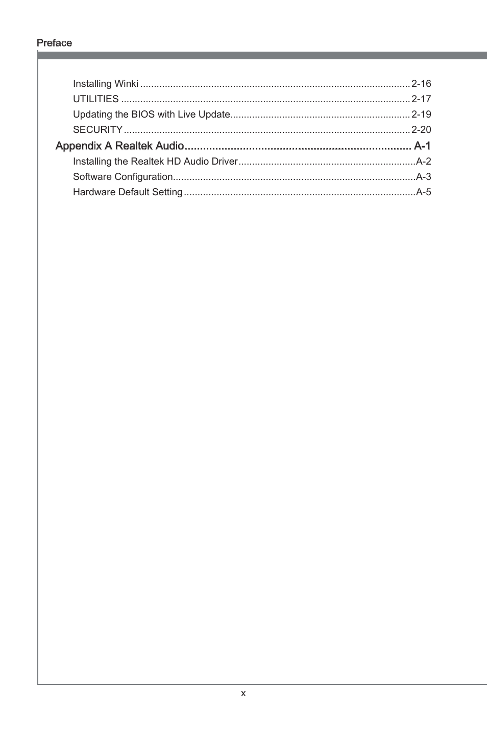 Preface | MSI B75A-G43 User Manual | Page 10 / 66