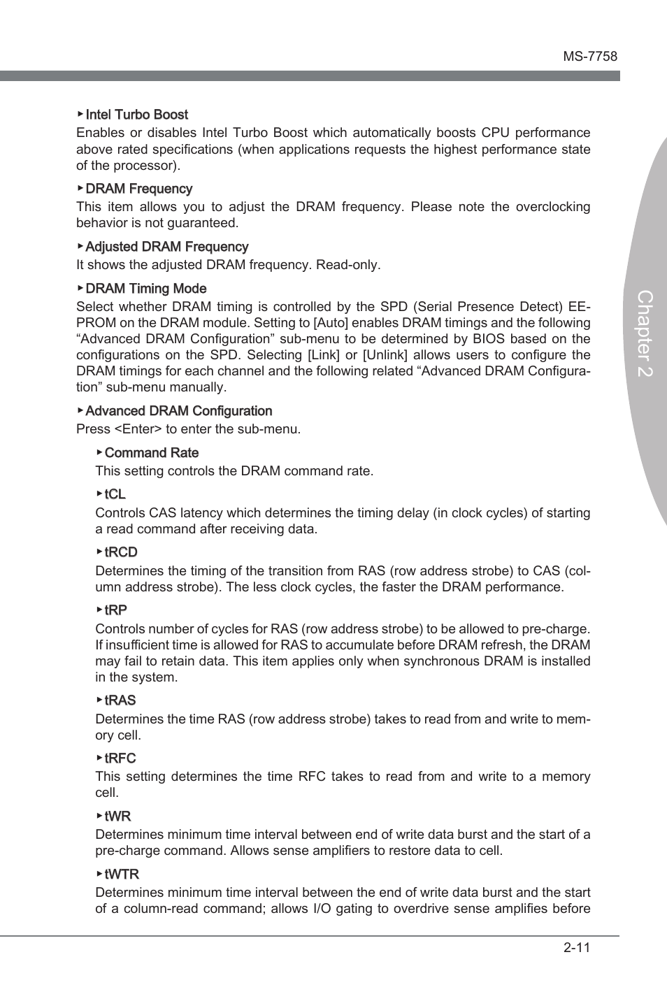 Chapter 2 | MSI B75A-G43 User Manual | Page 51 / 66