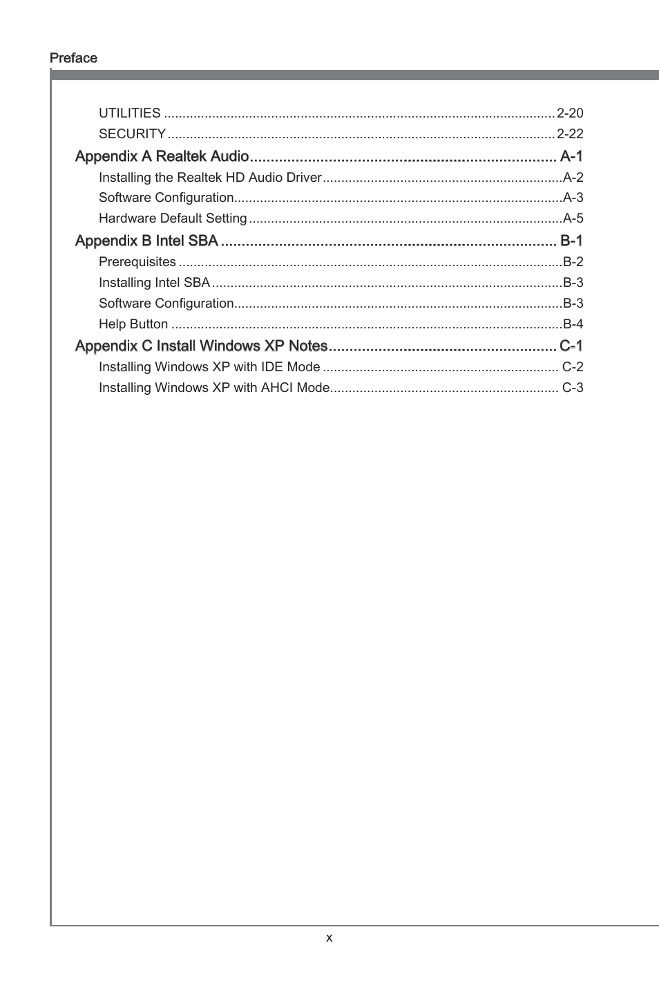 Preface | MSI B75MA-G43 User Manual | Page 10 / 76