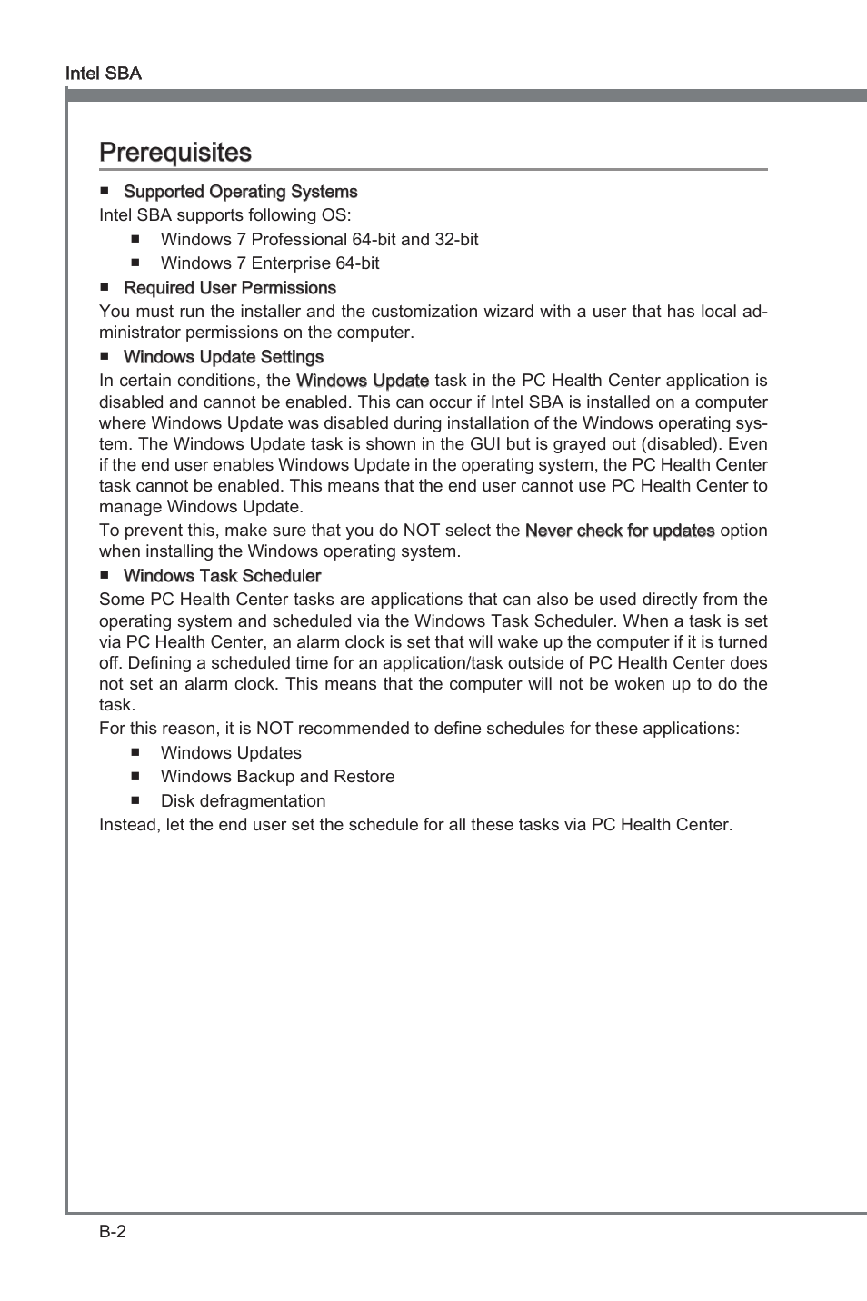 Prerequisites, Prerequstes | MSI B75MA-G43 User Manual | Page 70 / 76