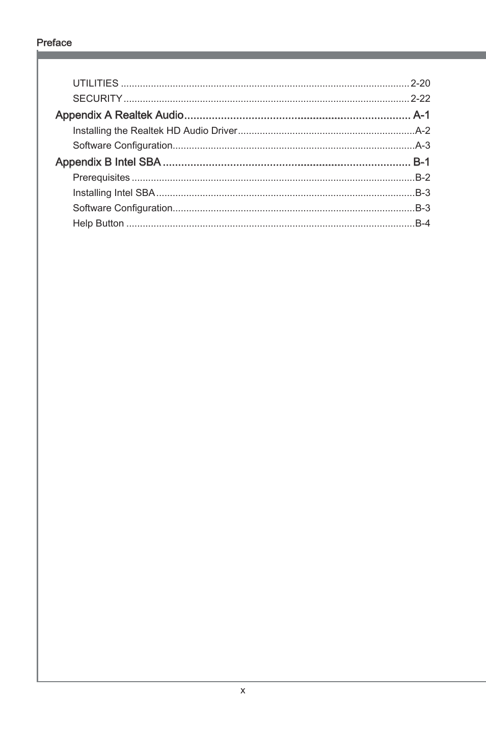 Preface | MSI CSM-B75MA-P45 User Manual | Page 10 / 68