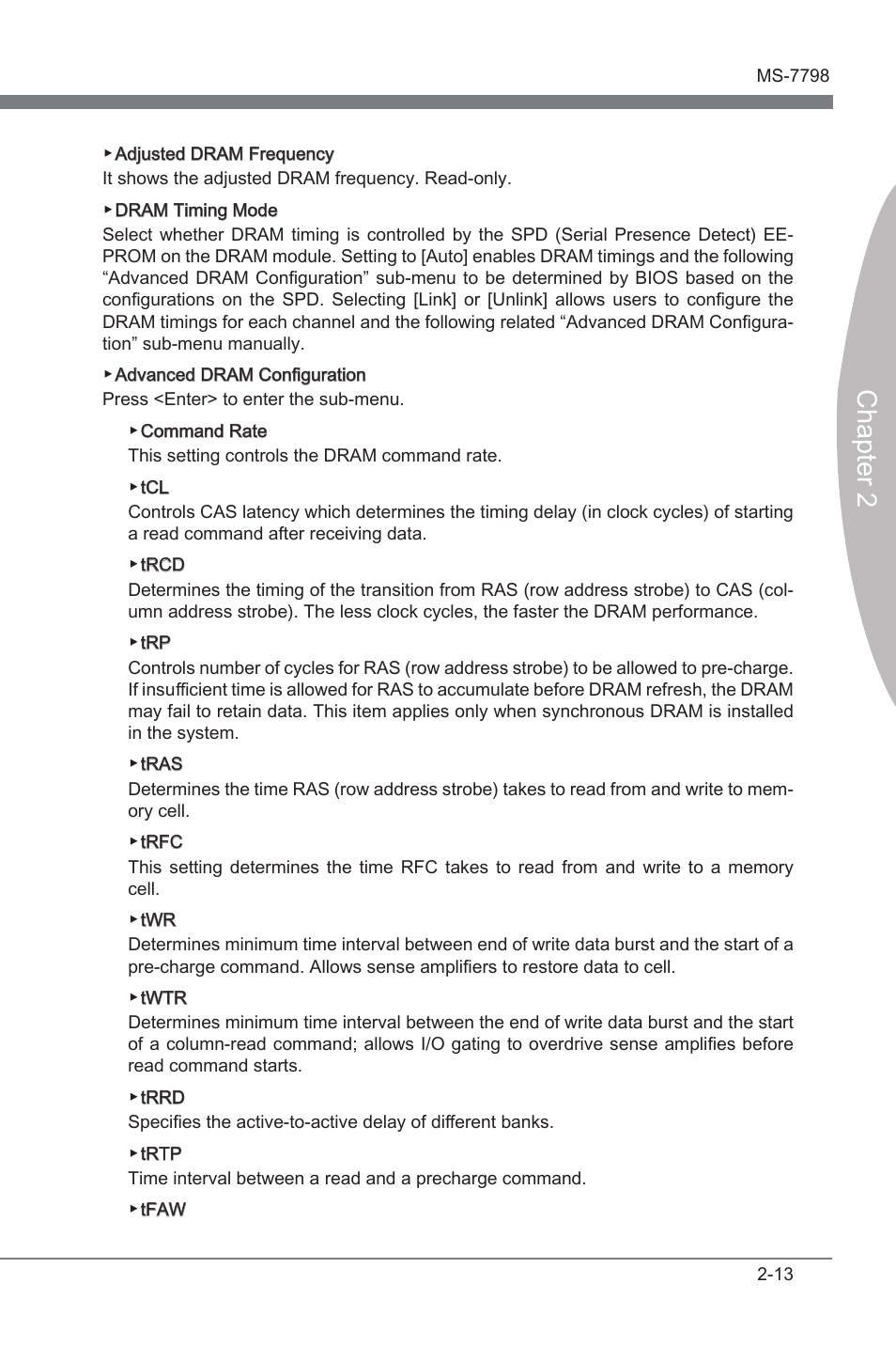 Chapter 2 | MSI CSM-B75MA-P45 User Manual | Page 51 / 68