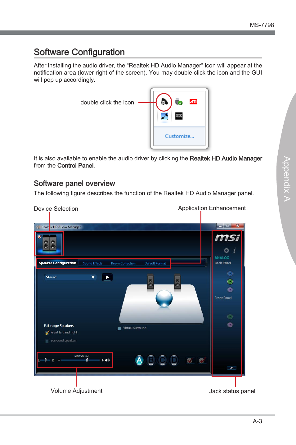 Software configuration, Append x a software configuraton | MSI CSM-B75MA-P45 User Manual | Page 63 / 68