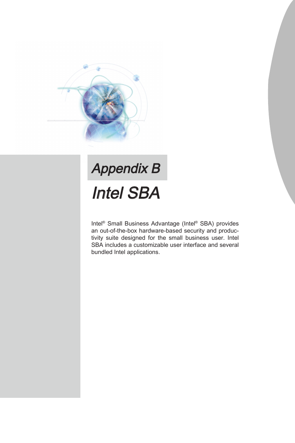Appendix b, Intel sba, Appendx b | MSI CSM-B75MA-P45 User Manual | Page 65 / 68