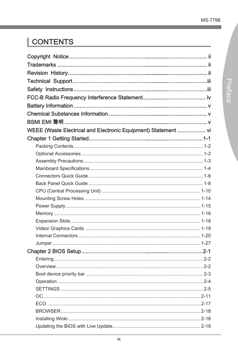 MSI CSM-B75MA-P45 User Manual | Page 9 / 68