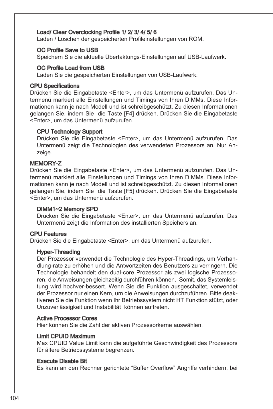 MSI B75MA-P33 User Manual | Page 104 / 204