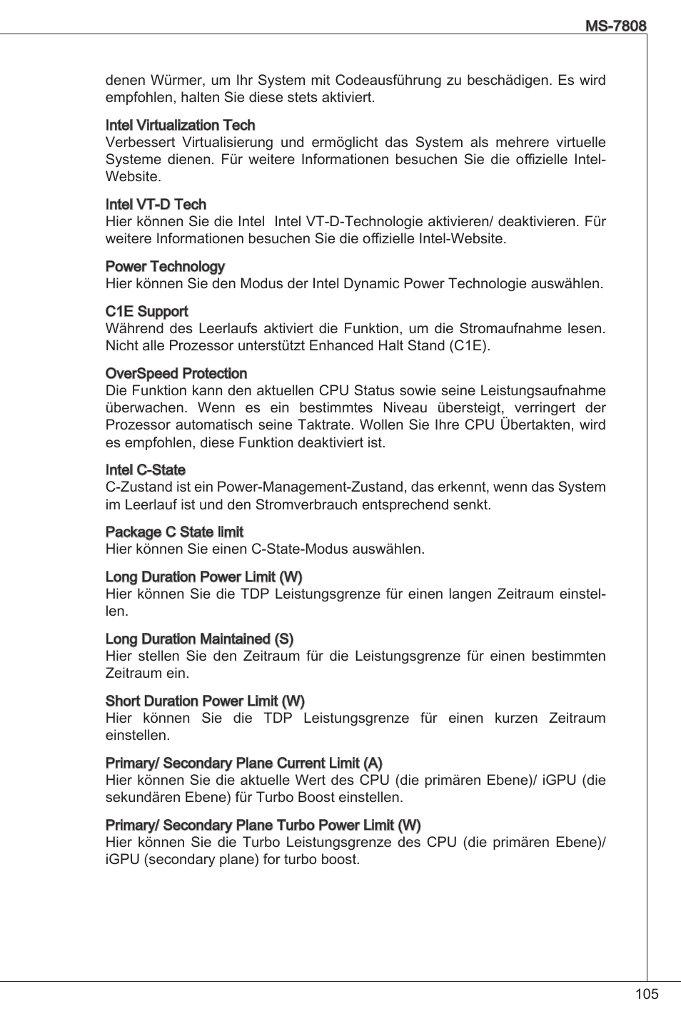 MSI B75MA-P33 User Manual | Page 105 / 204