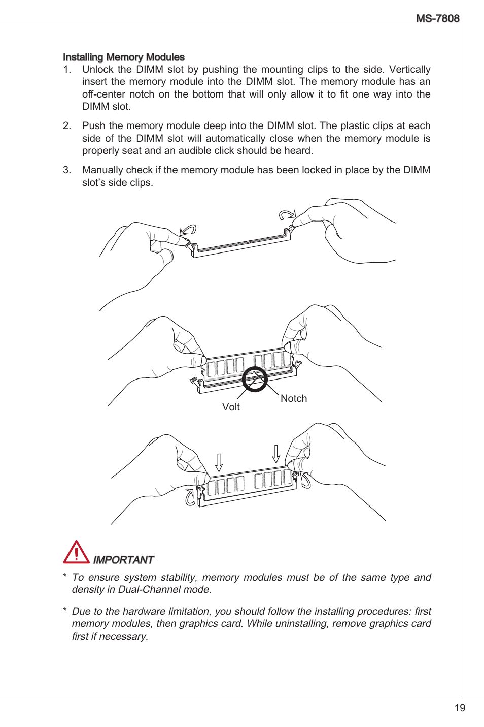 MSI B75MA-P33 User Manual | Page 19 / 204