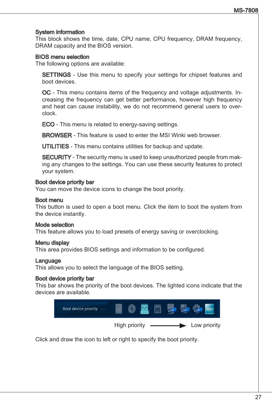 MSI B75MA-P33 User Manual | Page 27 / 204