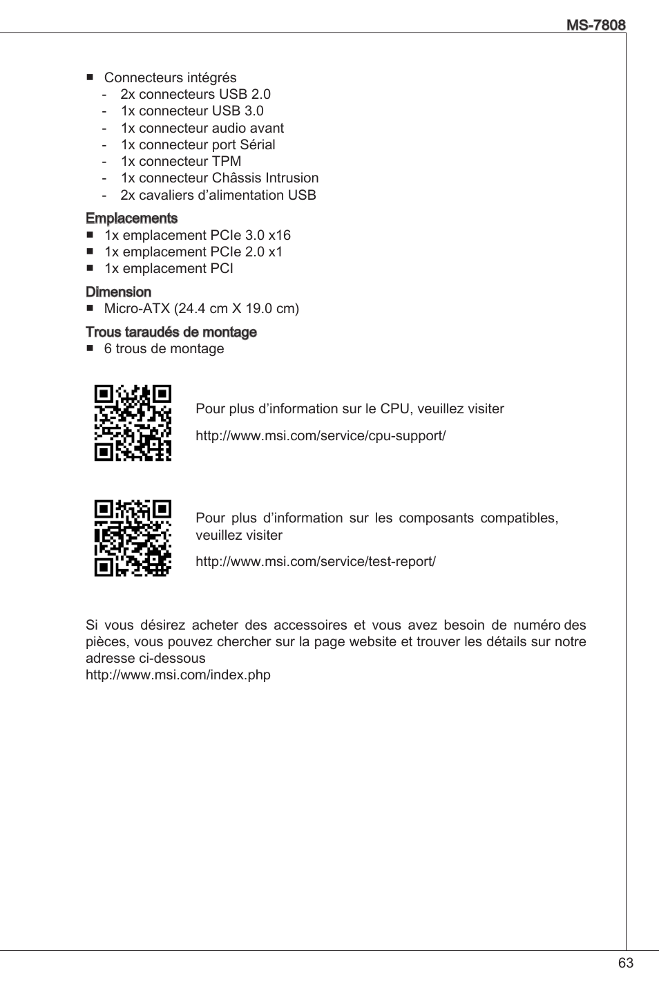 MSI B75MA-P33 User Manual | Page 63 / 204