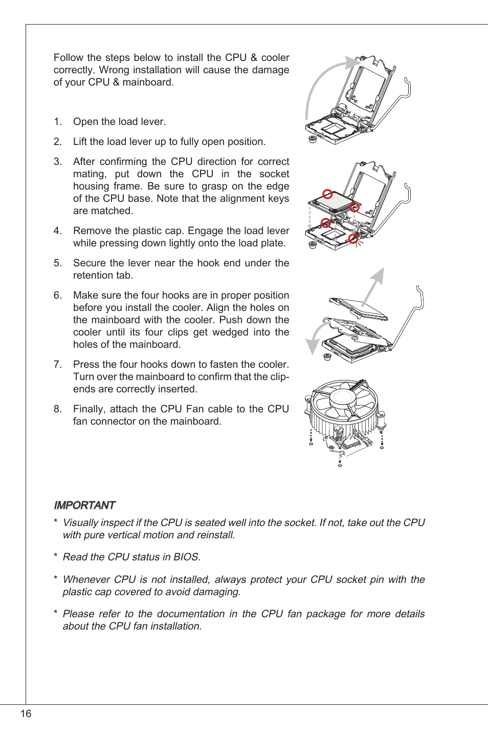 MSI H61M-P25 (B3) User Manual | Page 16 / 155