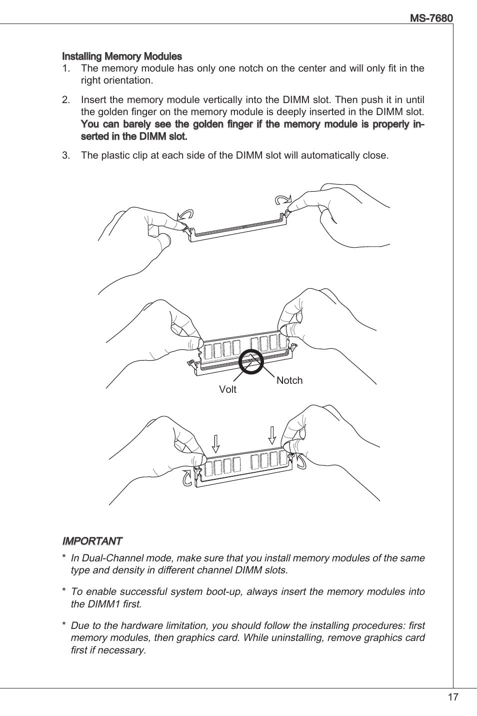 MSI H61M-P25 (B3) User Manual | Page 17 / 155