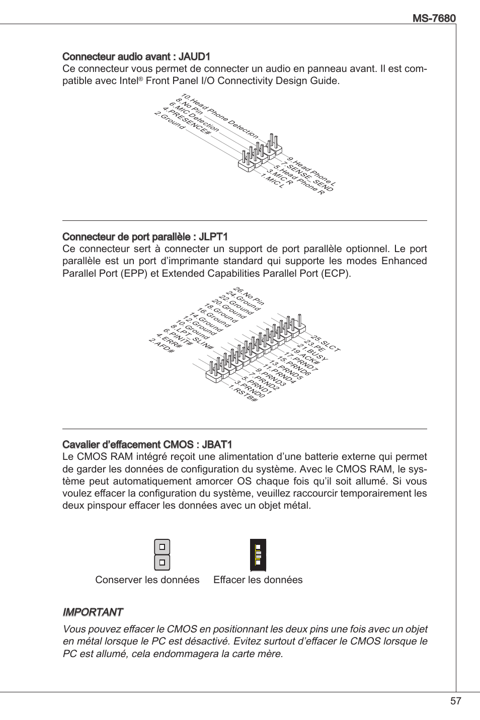 Front panel i/o connectivity design guide | MSI H61M-P25 (B3) User Manual | Page 57 / 155