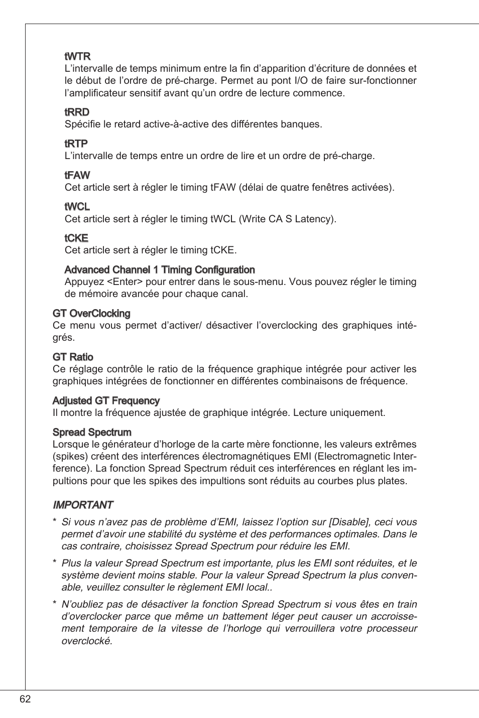 MSI H61M-P25 (B3) User Manual | Page 62 / 155