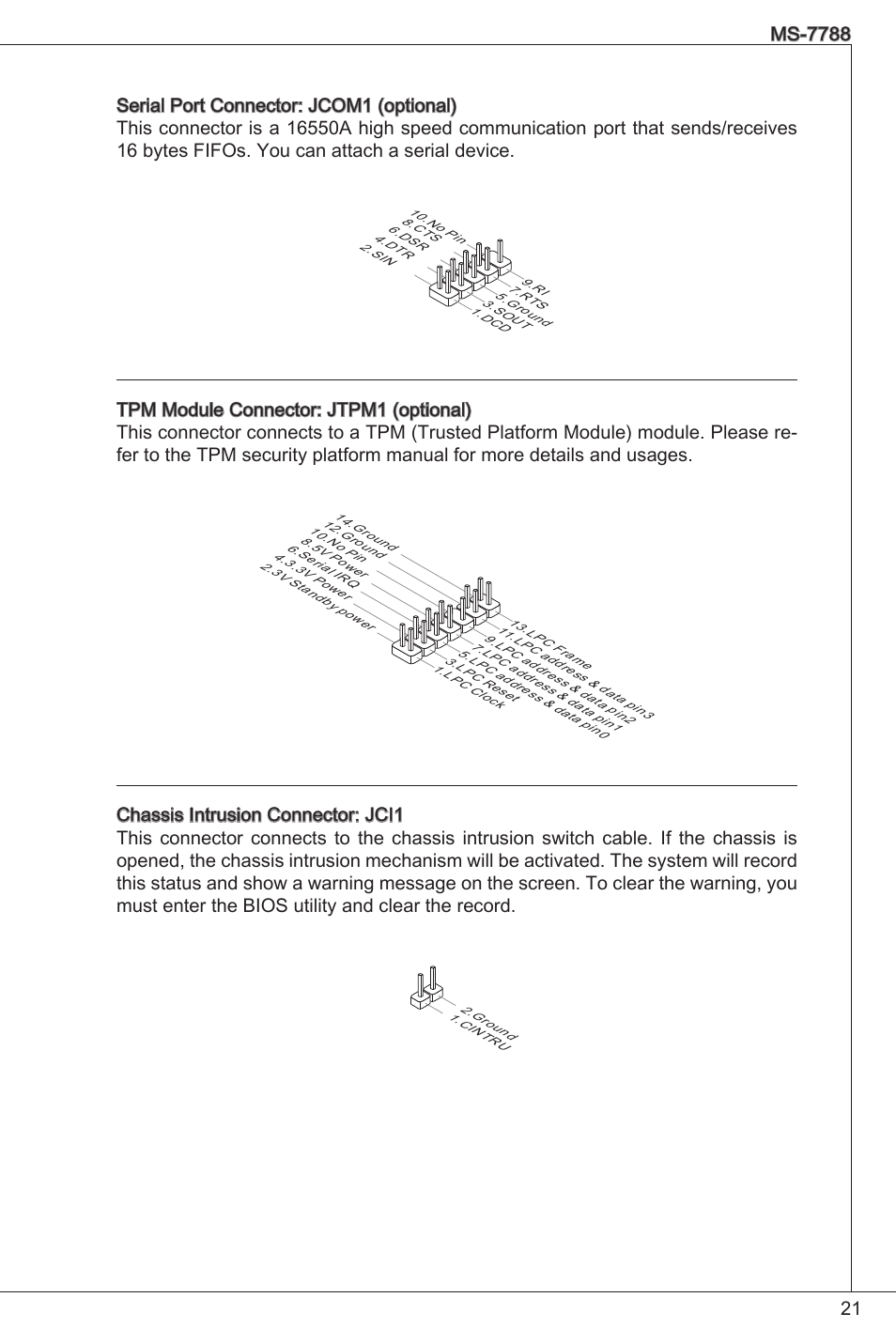 MSI H61M-P20 (G3) User Manual | Page 21 / 159