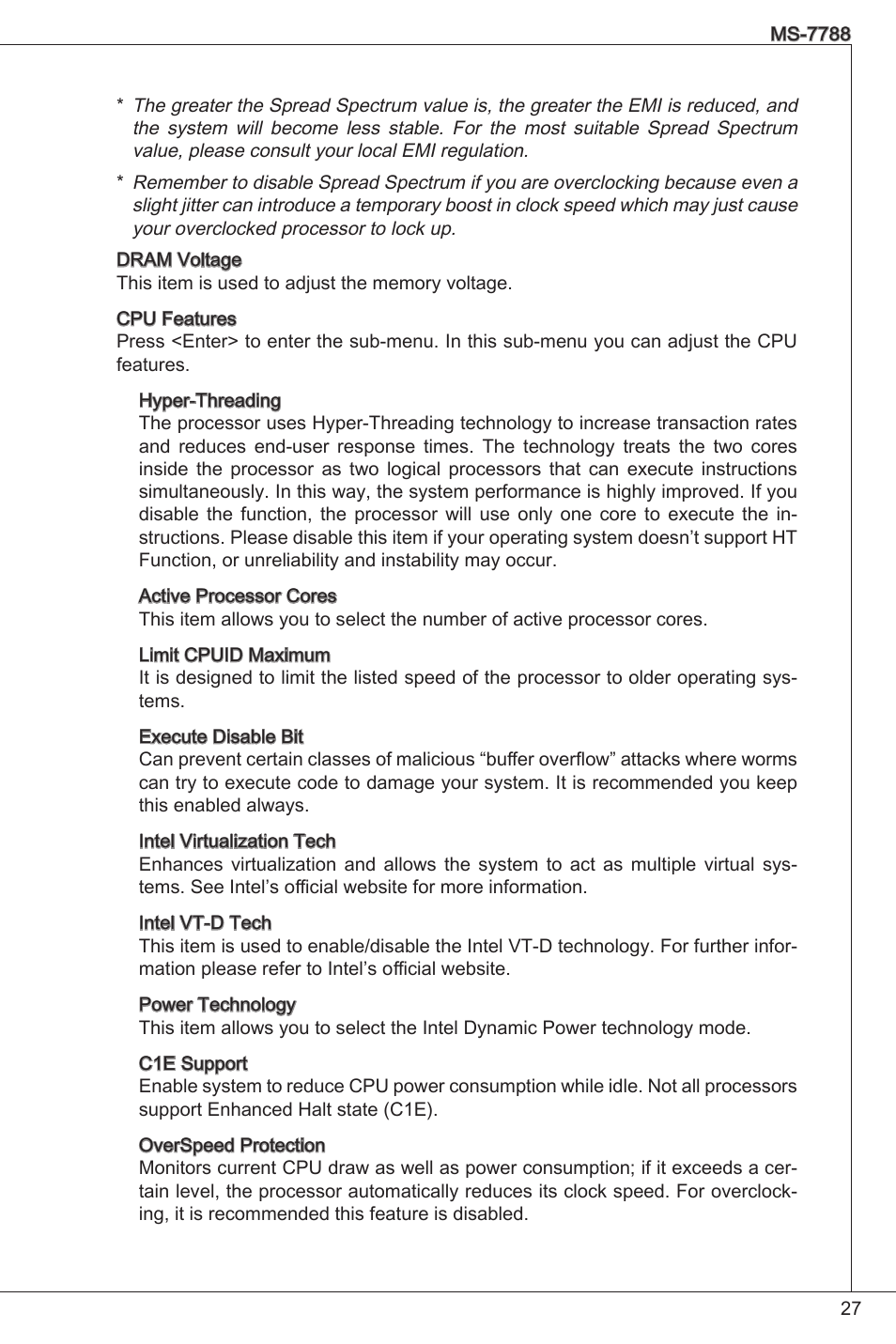 MSI H61M-P20 (G3) User Manual | Page 27 / 159