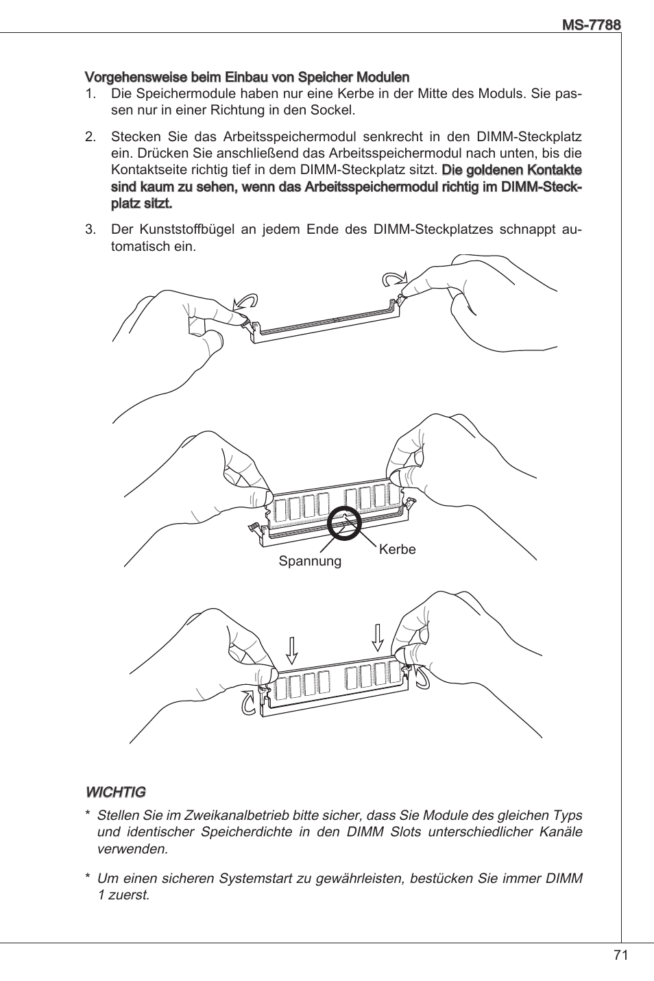 MSI H61M-P20 (G3) User Manual | Page 71 / 159