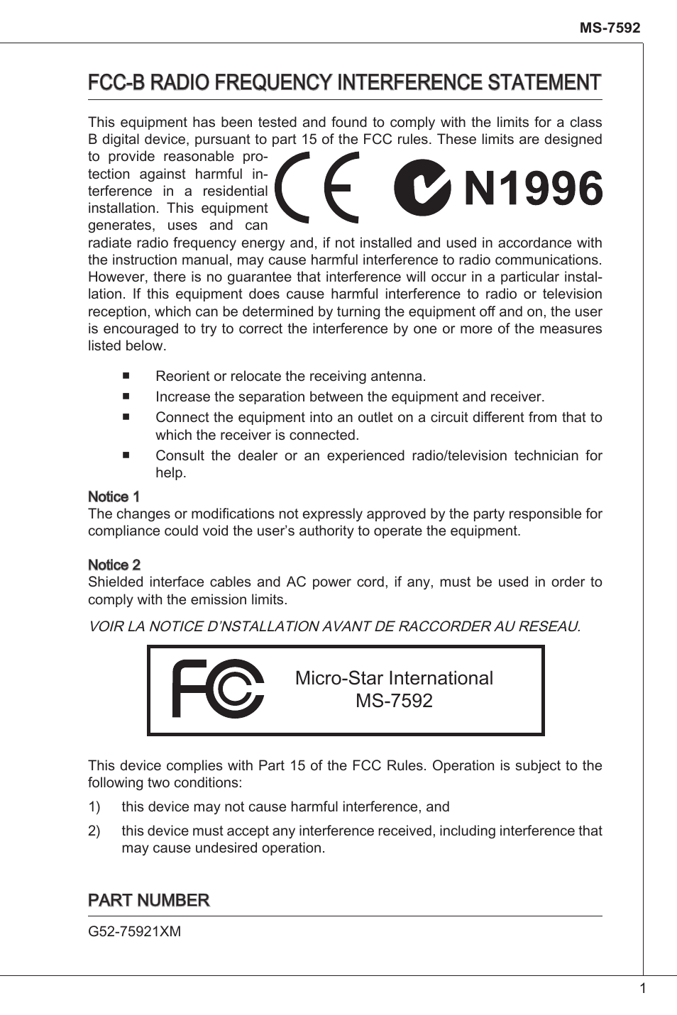 MSI G41M-P33 Combo User Manual | 153 pages