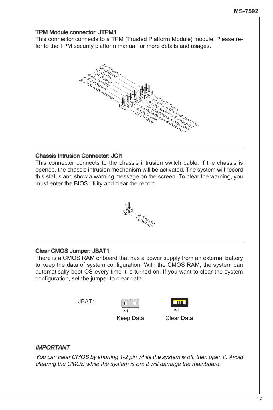 MSI G41M-P33 Combo User Manual | Page 19 / 153