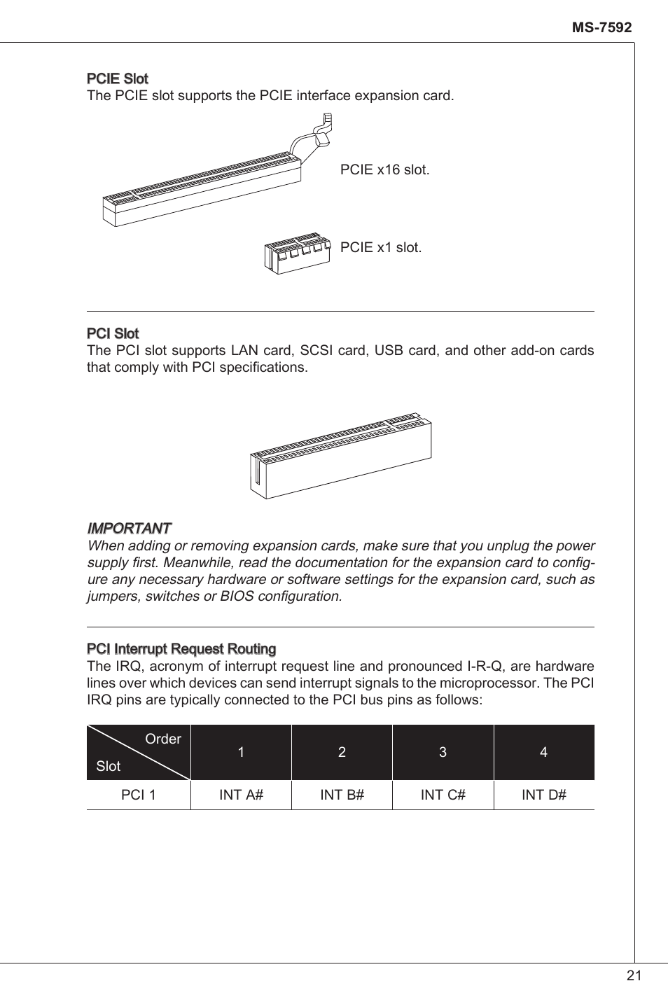 MSI G41M-P33 Combo User Manual | Page 21 / 153