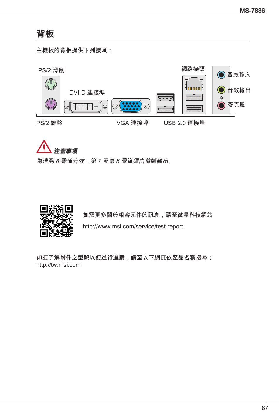 MSI C847IS-P33 User Manual | Page 87 / 108