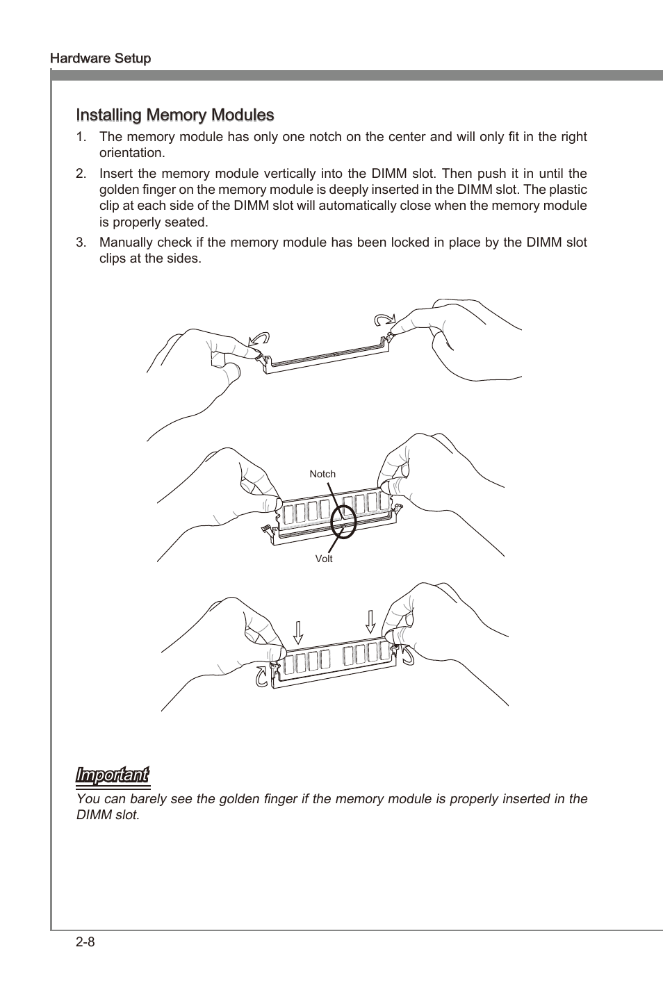 Chapter 2, Important | MSI 990FXA-GD80 User Manual | Page 24 / 76