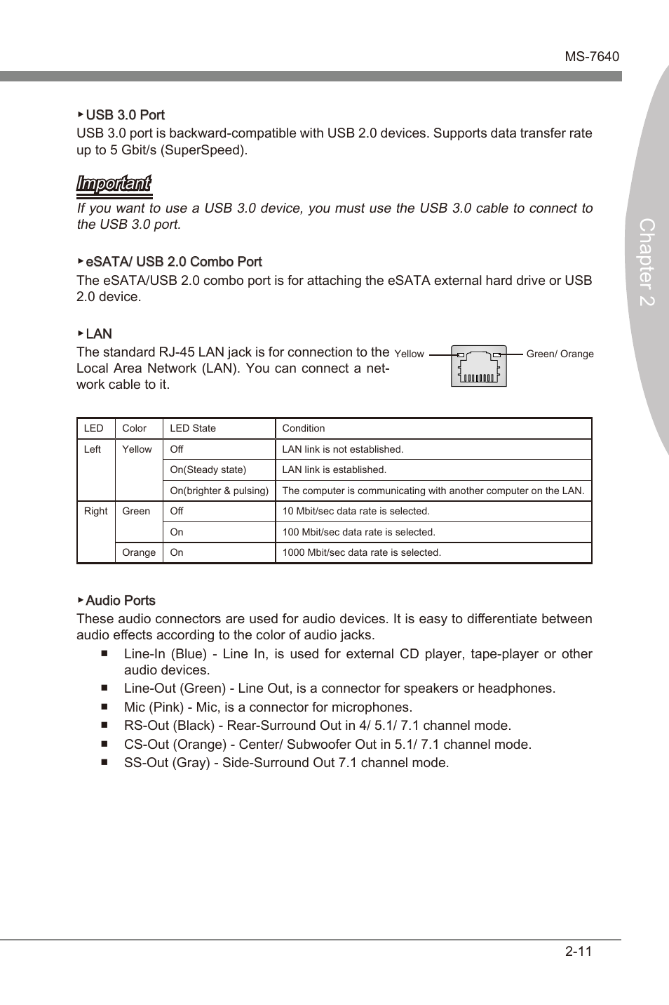 Chapter 2, Important | MSI 990FXA-GD80 User Manual | Page 27 / 76