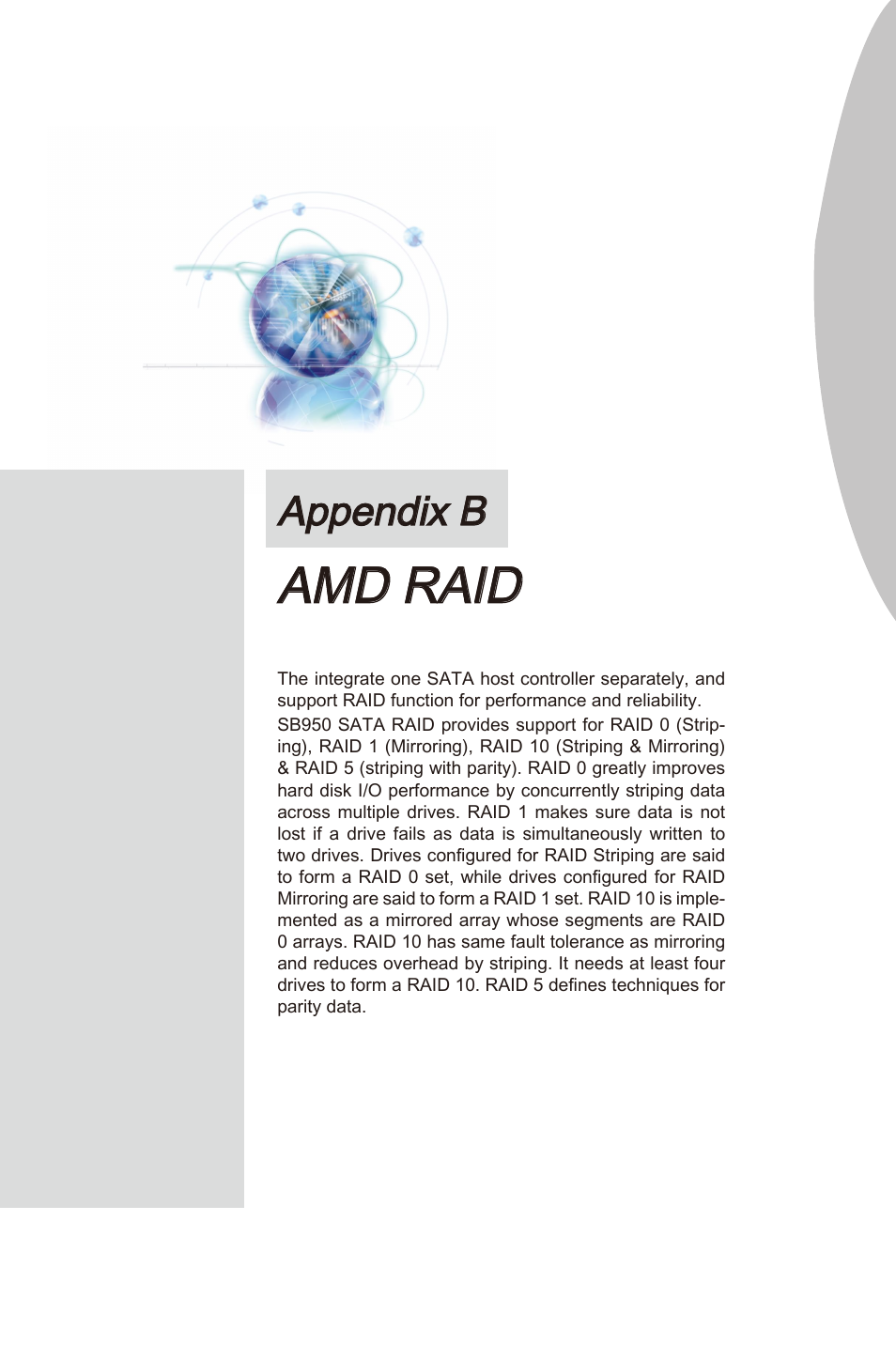 Appendix b, Amd raid, Appendx b | MSI 990FXA-GD80 User Manual | Page 67 / 76