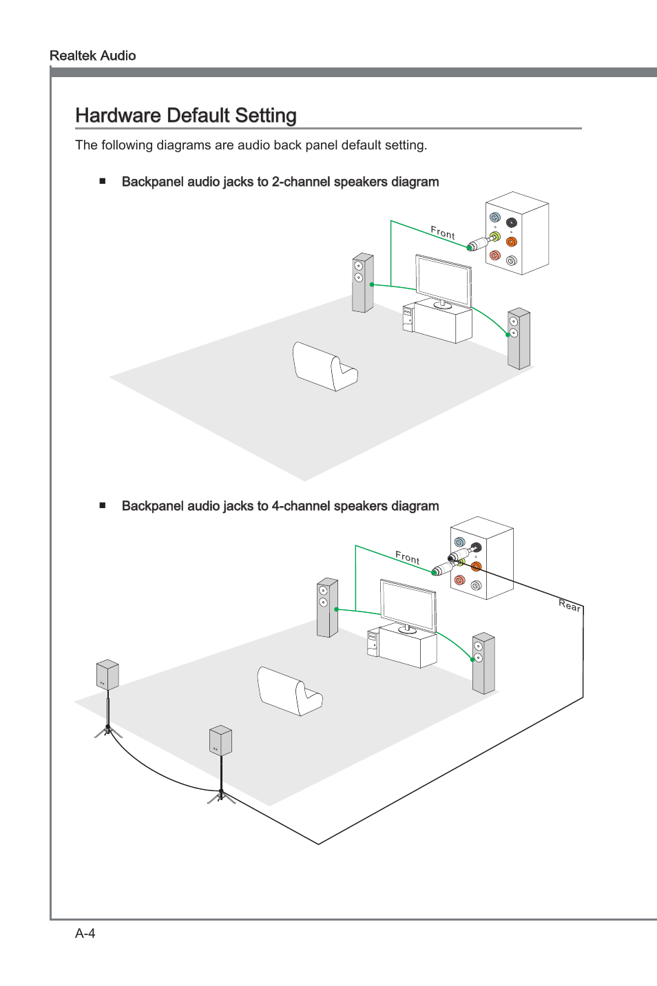 Hardware default setting, Hardware default settng | MSI 970A-G43 User Manual | Page 68 / 80
