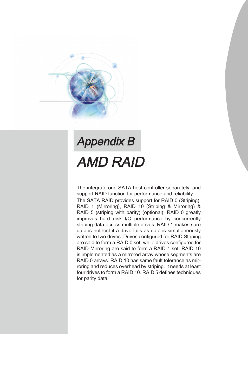 Appendix b, Amd raid, Appendx b | MSI 970A-G43 User Manual | Page 71 / 80