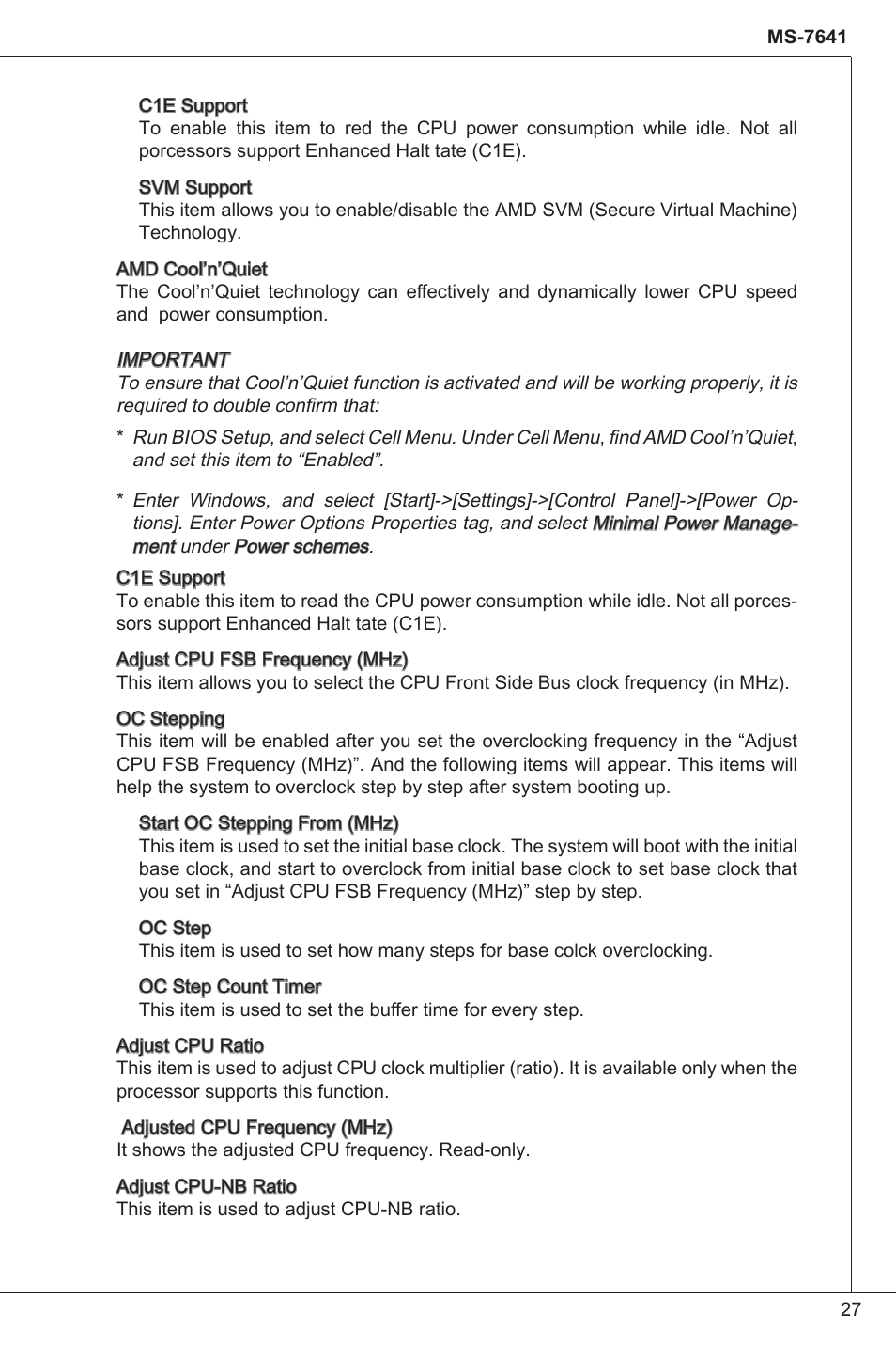 MSI 760GM-P34 (FX) User Manual | Page 27 / 171