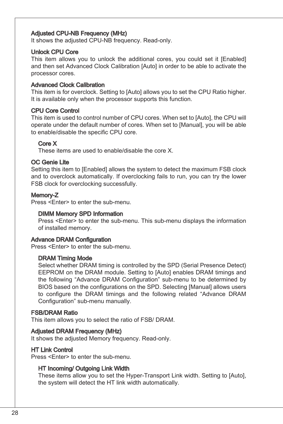 MSI 760GM-P34 (FX) User Manual | Page 28 / 171