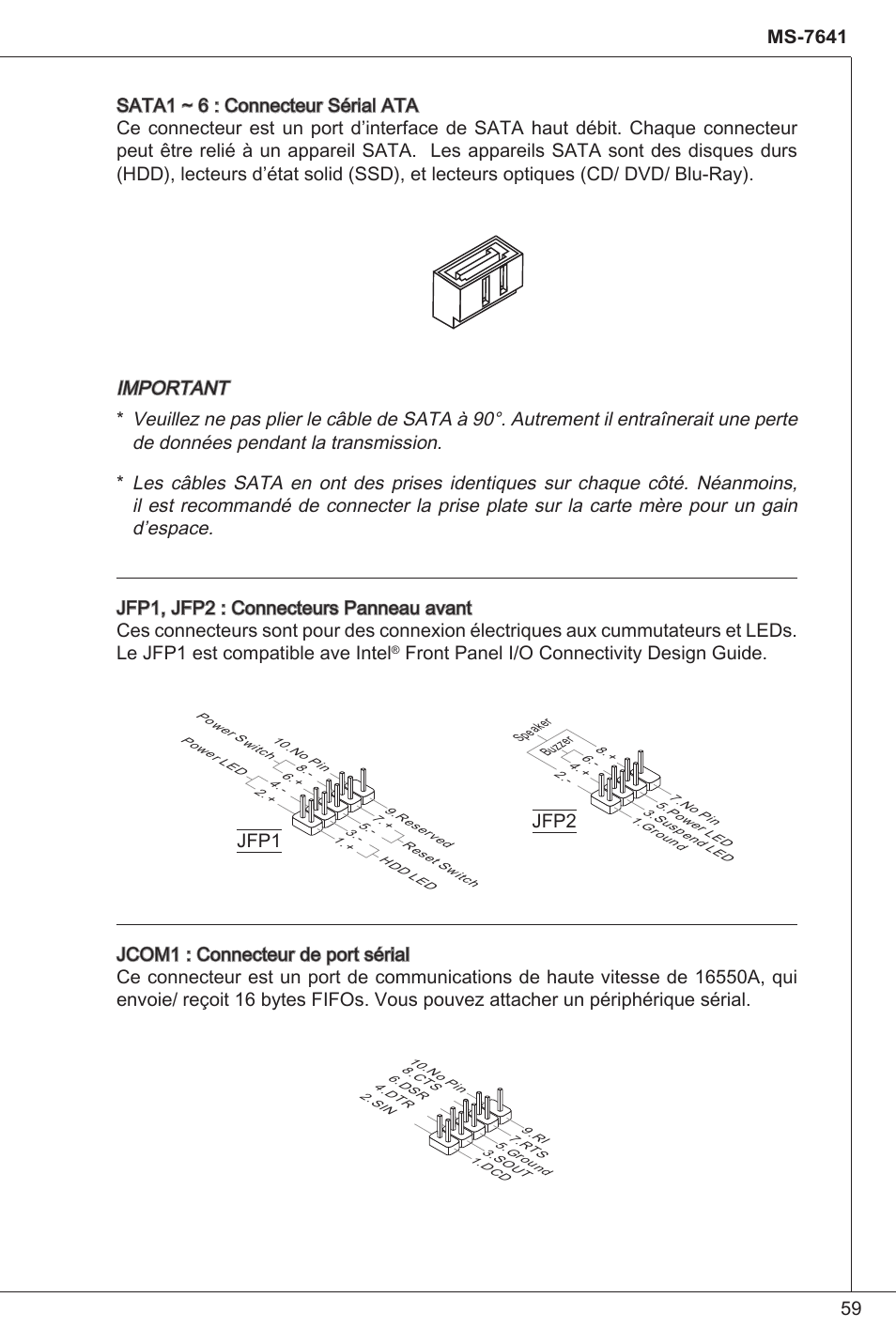 Front panel i/o connectivity design guide | MSI 760GM-P34 (FX) User Manual | Page 59 / 171