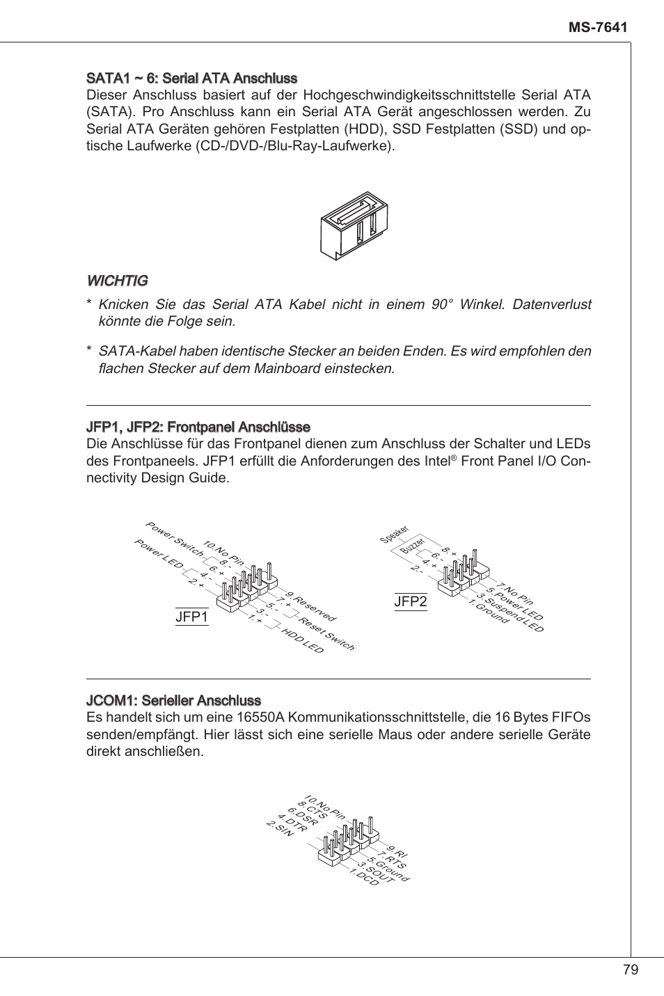 Front panel i/o con- nectivity design guide | MSI 760GM-P34 (FX) User Manual | Page 79 / 171