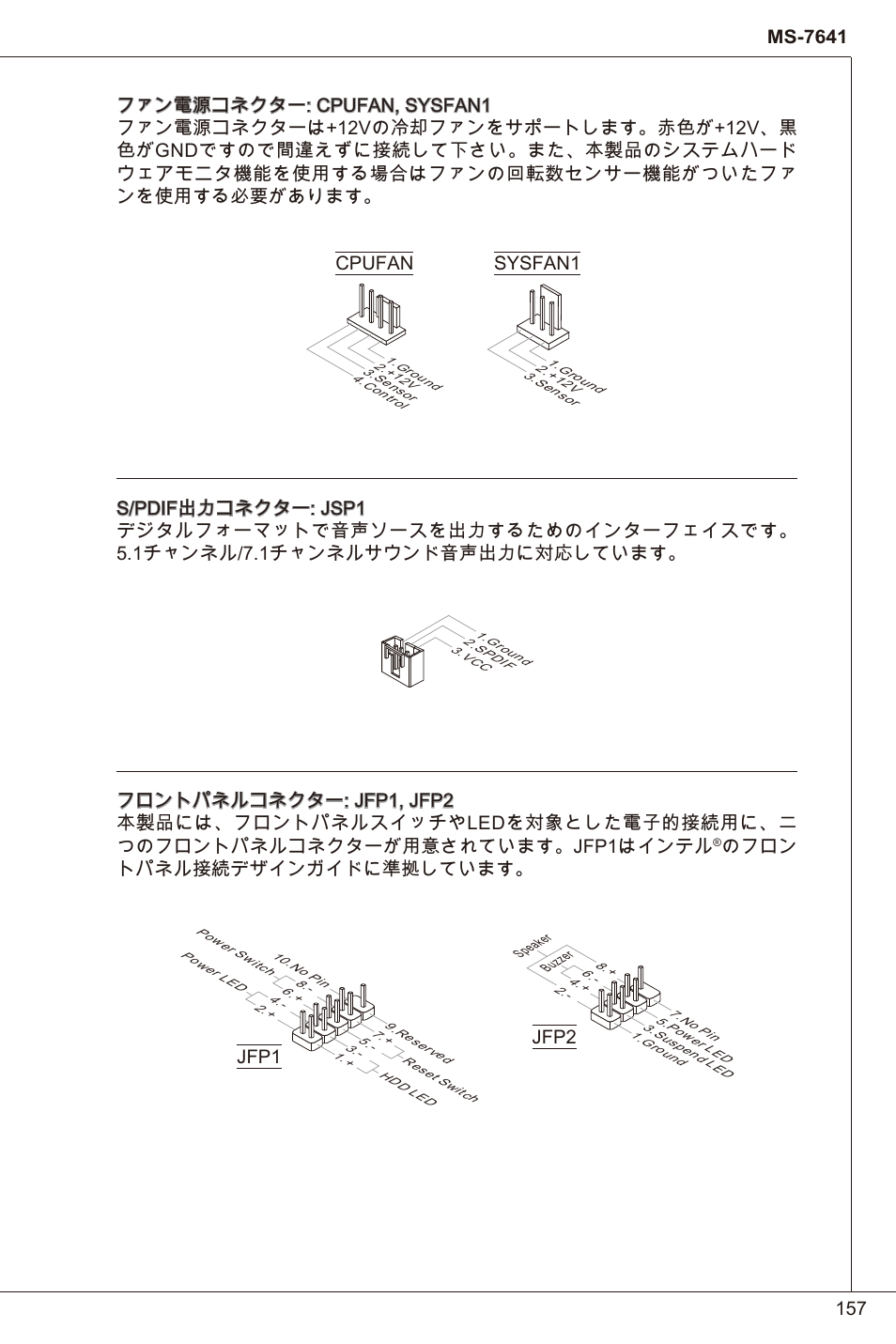 のフロン トパネル接続デザインガイドに準拠しています, Jfp2 | MSI 760GM-P23 (FX) User Manual | Page 157 / 169