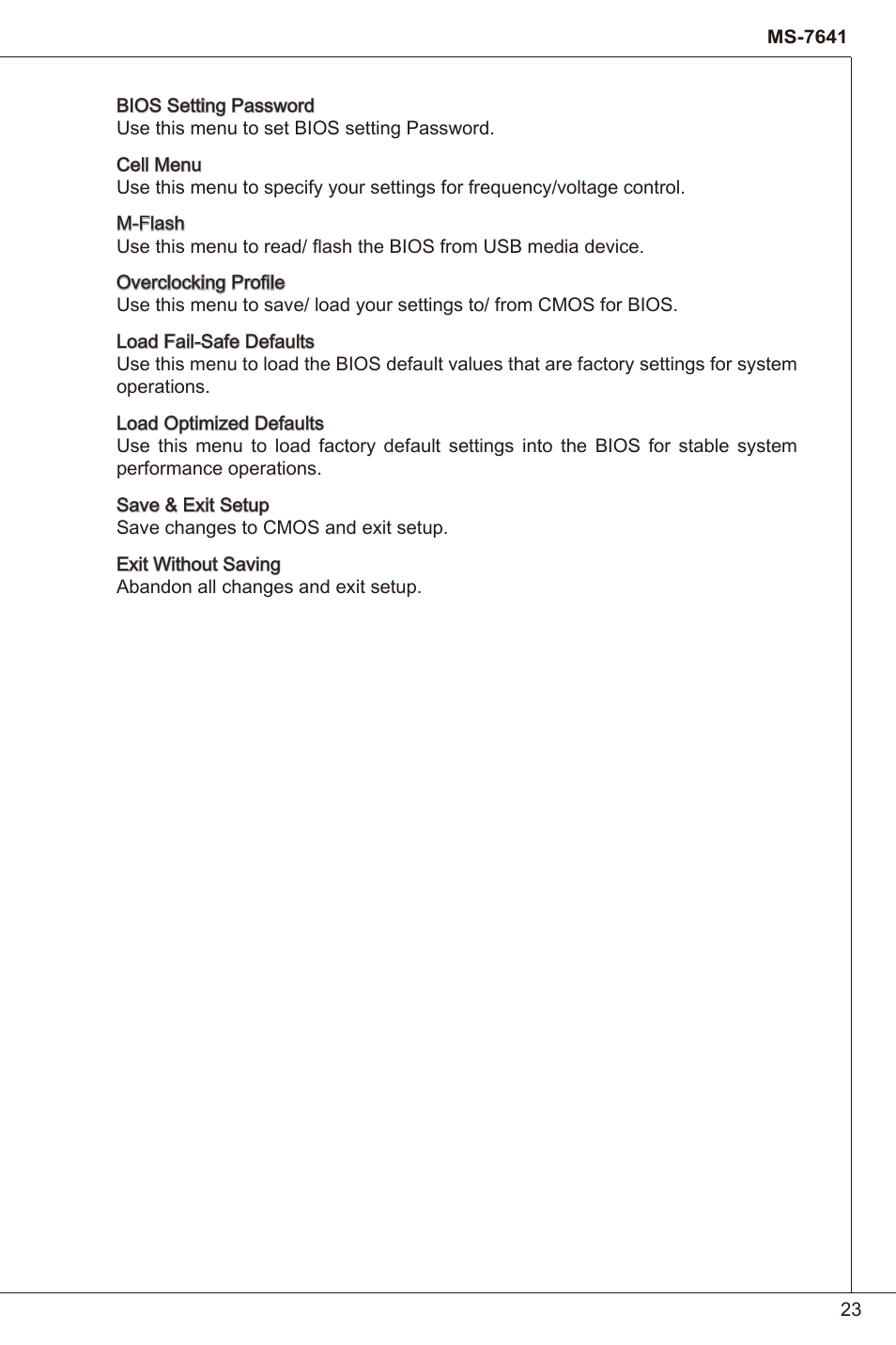 MSI 760GM-P23 (FX) User Manual | Page 23 / 169