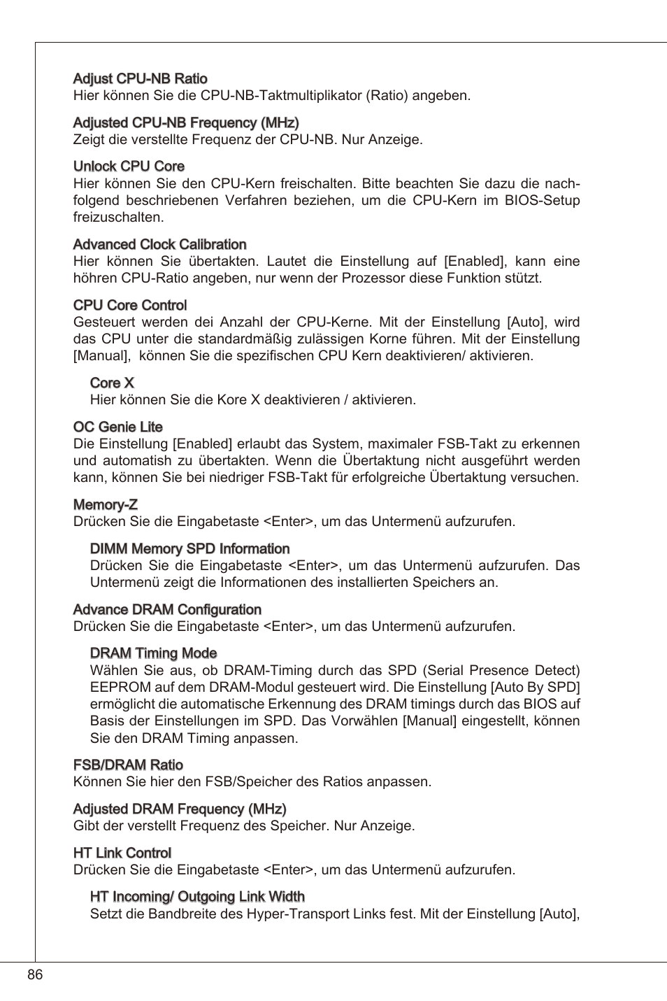 MSI 760GM-P23 (FX) User Manual | Page 86 / 169